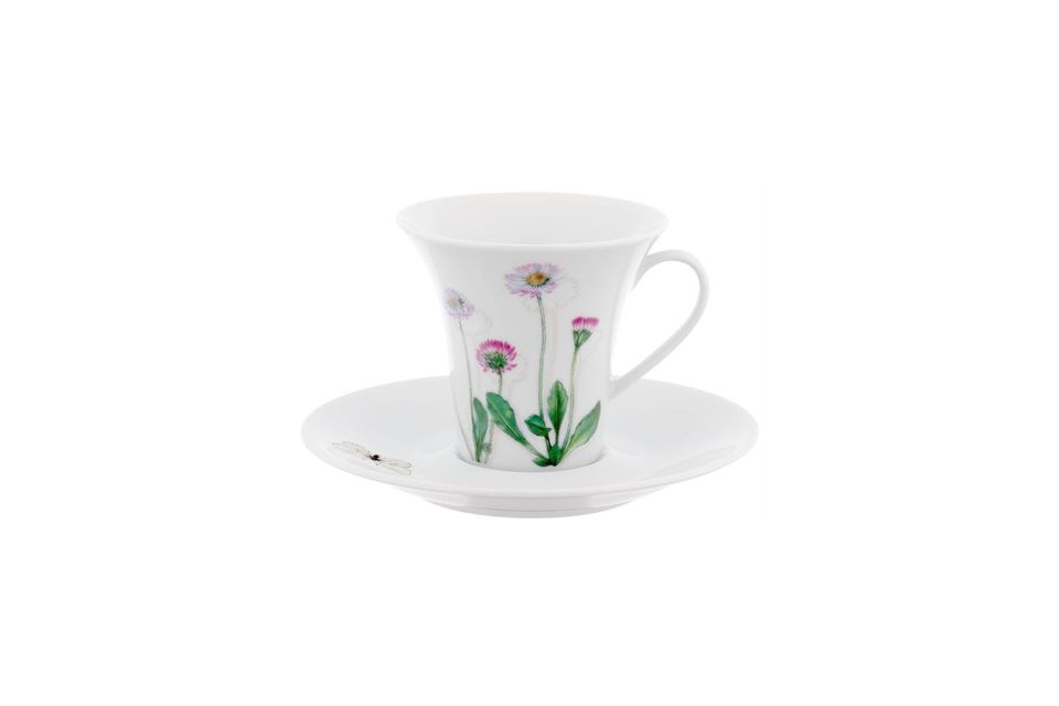 Vista Alegre Prairie Coffee Cup & Saucer Saucer - 14cm 8.1cm x 7.2cm