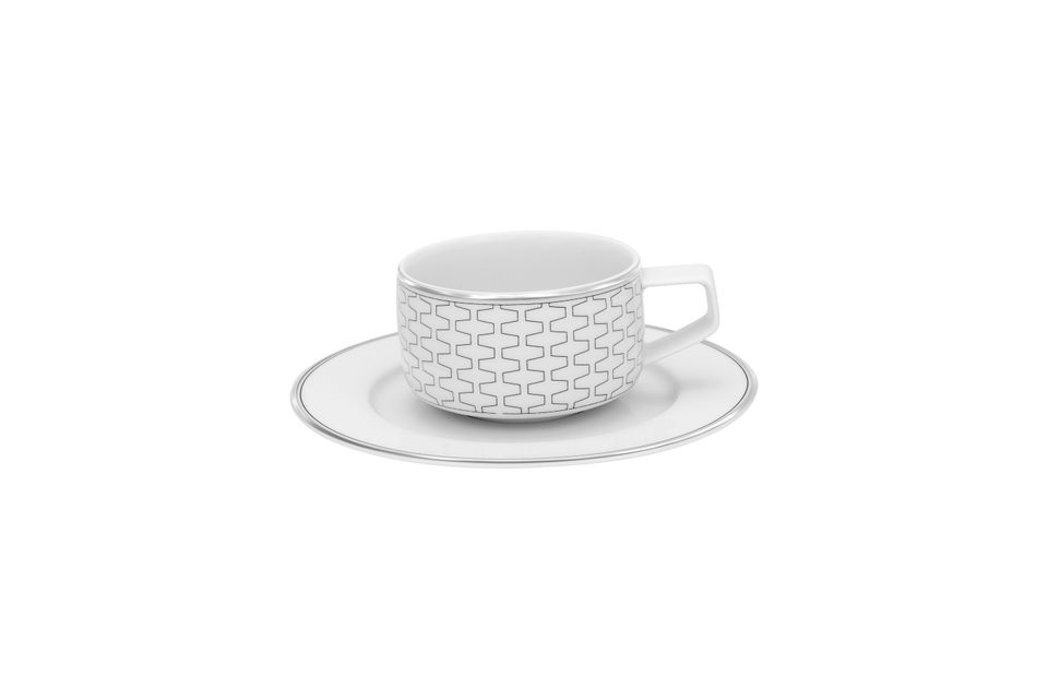 Vista Alegre Trasso Coffee Cup & Saucer Saucer - 14.5cm 7.5cm x 4.6cm