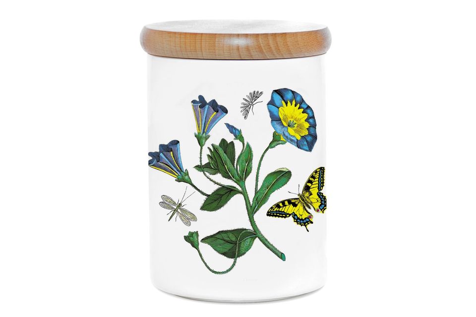 Portmeirion Botanic Garden Storage Jar + Lid Convolvulus 14cm