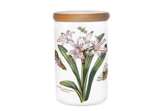 Portmeirion Botanic Garden Storage Jar + Lid Belladonna Lily 18cm