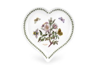 Sell Portmeirion Botanic Garden Heart Dish Dog Rose 23cm x 20cm