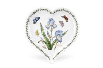 Sell Portmeirion Botanic Garden Heart Dish Iris 23cm x 20cm