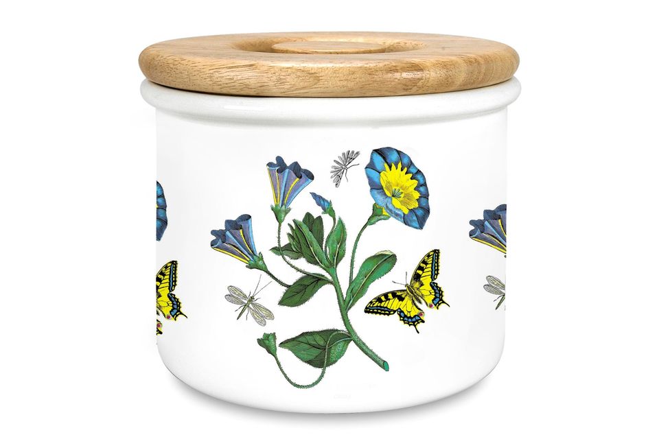 Portmeirion Botanic Garden Storage Jar + Lid Convolvulus 7" x 6"