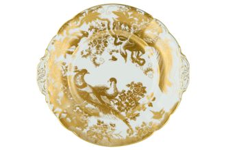 Sell Royal Crown Derby Aves - Gold Cake Plate 23cm