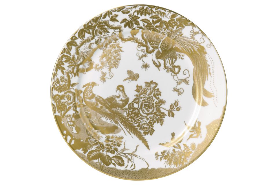 Royal Crown Derby Aves - Gold Service Plate 30.5cm