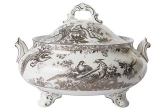 Sell Royal Crown Derby Aves - Platinum Vegetable Tureen with Lid