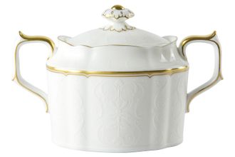 Royal Crown Derby Darley Abbey Pure Gold Sugar Bowl - Lidded (Tea)