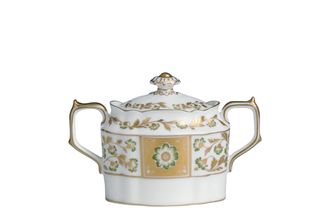 Sell Royal Crown Derby Derby Panel - Green Sugar Bowl - Lidded (Tea)