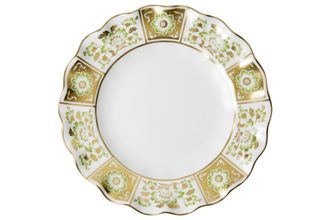 Sell Royal Crown Derby Derby Panel - Green Side Plate Fluted Dessert Plate 22cm