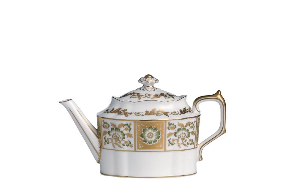 Royal Crown Derby Derby Panel - Green Teapot 0.9l
