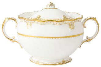 Royal Crown Derby Elizabeth Gold Sugar Bowl - Lidded (Tea)