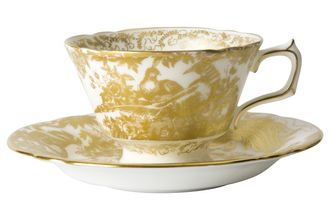 Sell Royal Crown Derby Aves - Gold Teacup & Saucer