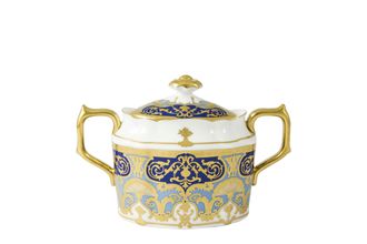 Royal Crown Derby Heritage Cobalt and Dark Blue Sugar Bowl - Lidded (Tea)