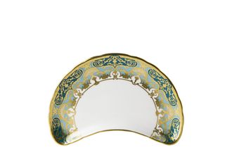 Royal Crown Derby Heritage Forest Green & Turquoise Crescent