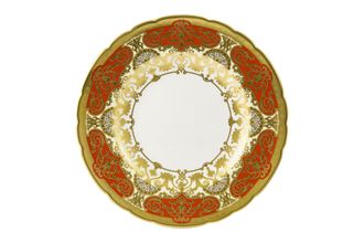 Royal Crown Derby Heritage Red and Cream Dinner Plate 27cm
