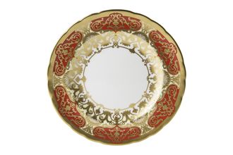 Royal Crown Derby Heritage Red and Cream Side Plate 21.5cm