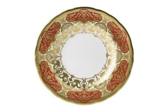 Royal Crown Derby Heritage Red and Cream Tea Plate 16cm