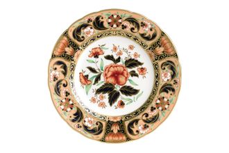 Royal Crown Derby Imari Accent Plates Plate Derby Pink Camellias Plate (boxed)