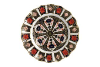 Sell Royal Crown Derby Old Imari Side Plate Fluted Dessert Plate - Boxed 22cm