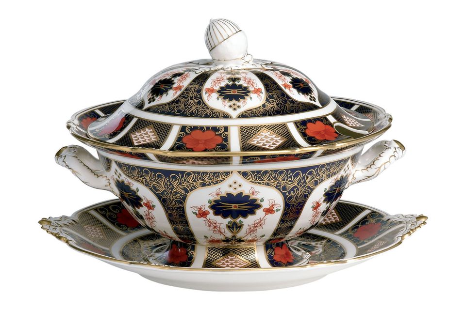 Royal Crown Derby Old Imari Soup Tureen + Lid without stand