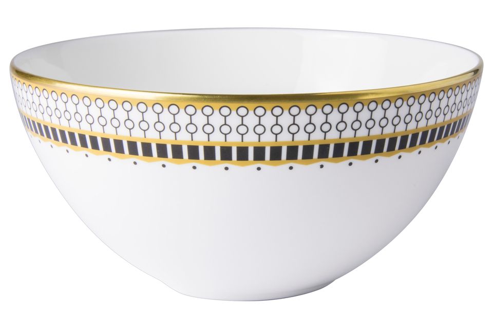 Royal Crown Derby Oscillate - Onyx Bowl 14.5cm