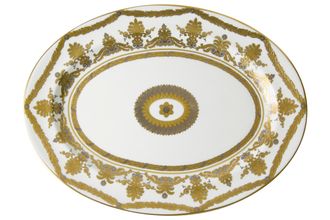 Royal Crown Derby Pearl Palace Oval Platter 38cm