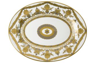 Royal Crown Derby Pearl Palace Oval Platter 34.5cm