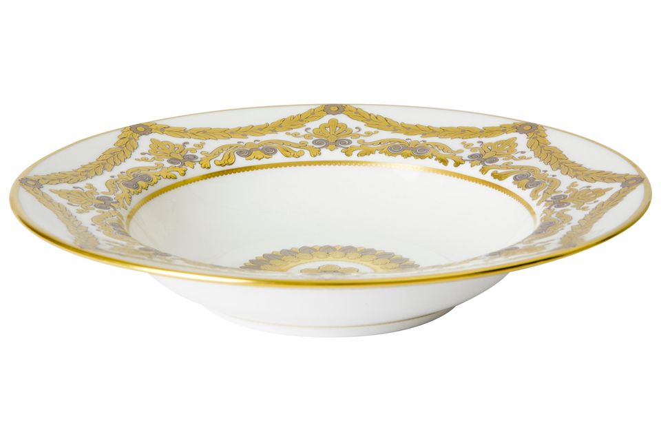 Royal Crown Derby Pearl Palace Rimmed Bowl