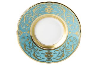 Royal Crown Derby Regency -Turquoise Coffee Saucer