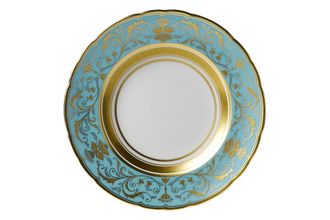 Royal Crown Derby Regency -Turquoise Tea Plate 16cm