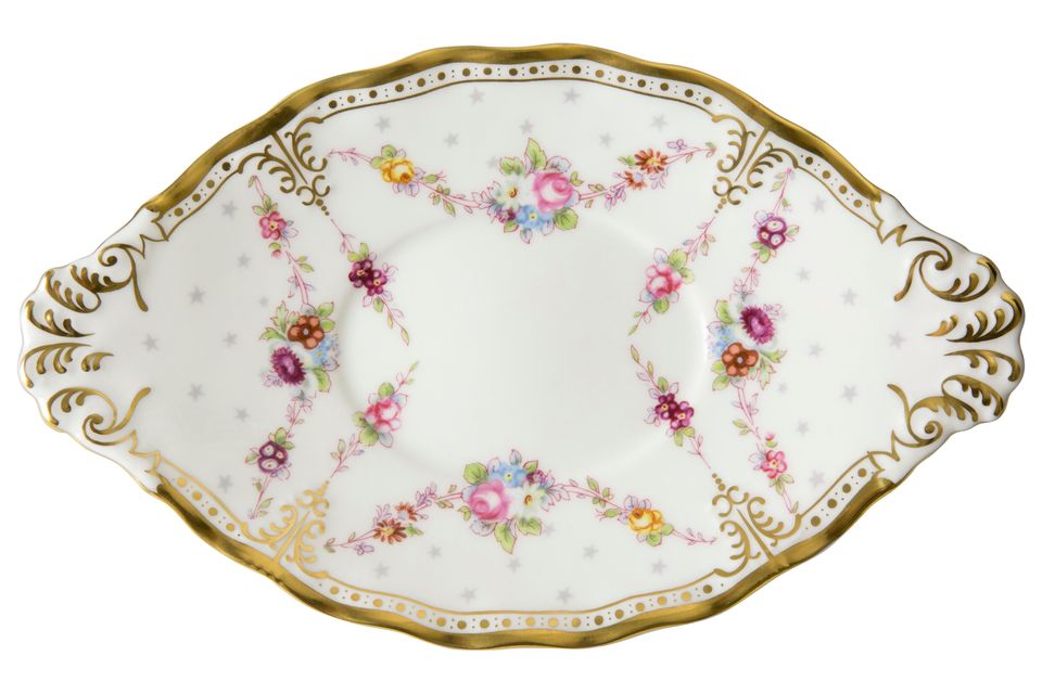 Royal Crown Derby Royal Antoinette Sauce Boat Stand
