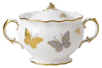 Sell Royal Crown Derby Royal Butterfly Sugar Bowl - Lidded (Tea)