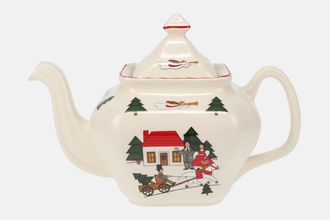 Masons Christmas Village Teapot Made in England 2 1/4pt