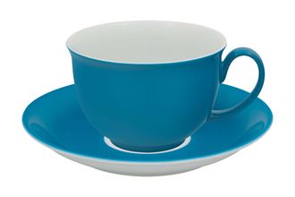 Vista Alegre Colours Breakfast Cup & Saucer Light Blue 402ml