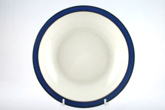 Denby Imperial Blue Rimmed Bowl Cream 21cm