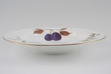 Royal Worcester Evesham - Gold Edge Rimmed Bowl Plums, Pears and Oranges 9 1/8" thumb 2