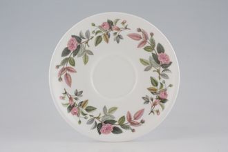 Wedgwood Hathaway Rose Breakfast Saucer No Gold 6 1/4"
