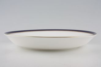 Sell Royal Worcester Howard - Cobalt Blue - gold rim Serving Bowl Shallow 11 3/4"