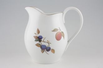 Sell Royal Worcester Evesham - Gold Edge Jug  with ice-lip, Red plum-Damson 3pt