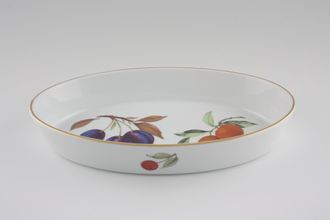 Sell Royal Worcester Evesham - Gold Edge Serving Dish Oval, Plums and Oranges 10 1/2"
