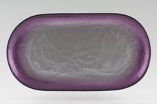 Portmeirion Dusk Sandwich Tray Glass - Aubergine 14 1/4" x 7 3/4" thumb 1