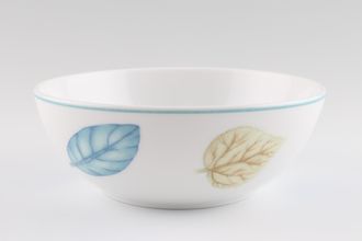 St. Andrews Foliage and Flowers Soup / Cereal Bowl With Leaves 6"