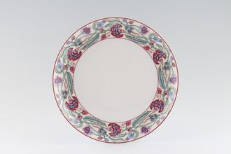 Royal Worcester Jacobean Floral Cake Plate Round 9 1/8"