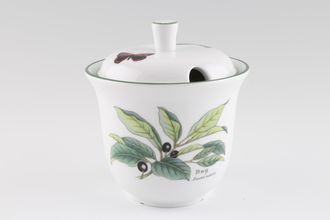 Sell Royal Worcester Worcester Herbs Jam Pot + Lid Flared shape - snip in lid 4 1/4" x 4 1/2"