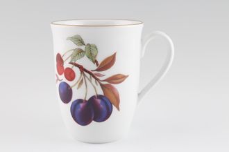 Sell Royal Worcester Evesham - Gold Edge Mug Plums & Cherries - Redcurrants on the back 3 1/4" x 4 1/4"