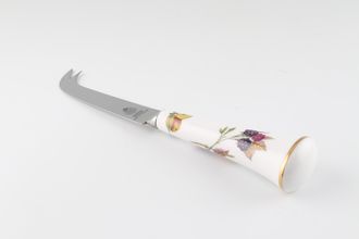 Royal Worcester Evesham - Gold Edge Cheese Knife Straight Handle