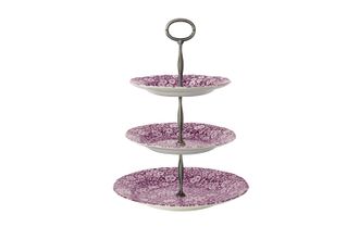 Sell Burleigh Mulberry Calico 3 Tier Cake Stand Gift Boxed