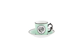 Christian Lacroix Herbariae Coffee Cup & Saucer Green