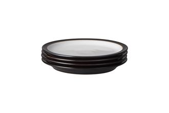 Denby Elements - Black Dinner Plates - Set of 4 26.5cm