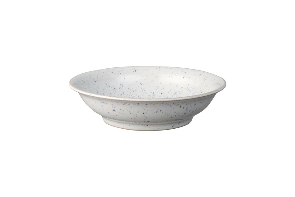 Denby Studio Blue Bowl Chalk | Medium Shallow 15.5cm